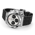 Breitling Chronomat B01 Chronograph 42 reference AB0158101A1S1 with White dial, Stainless steel case, rubber strap, bracelet or strap configuration view