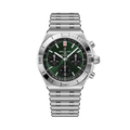 Breitling Chronomat B01 Chronograph 42 reference AB0158101L1A1 with Green dial, Stainless steel case, bracelet, front view