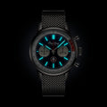 Breitling Top Time B01 Shelby Cobra reference AB01763A1C1A1 with Blue dial, Stainless steel case, bracelet, illuminated dial view