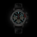 Breitling Top Time B01 Deus reference AB01765A1B1X1 with Black dial, Stainless steel case, calfskin strap, illuminated dial view