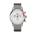 Breitling Top Time B01 Ford Thunderbird reference AB01766A1A1A1 with White dial, Stainless steel case, bracelet, front view