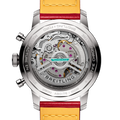 Caseback view of Breitling Top Time B01 Ford Thunderbird reference AB01766A1A1X1