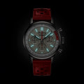 Breitling Top Time B01 Ford Thunderbird reference AB01766A1A1X1 with White dial, Stainless steel case, calfskin strap, illuminated dial view