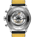 Caseback view of Breitling Super AVI B04 Chronograph GMT 46 Tribute to Vought F4U Corsair reference AB04451A1C1X1