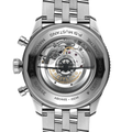 Caseback view of Breitling Super AVI B04 Chronograph GMT 46 P-51 Mustang reference AB04453A1B1A1