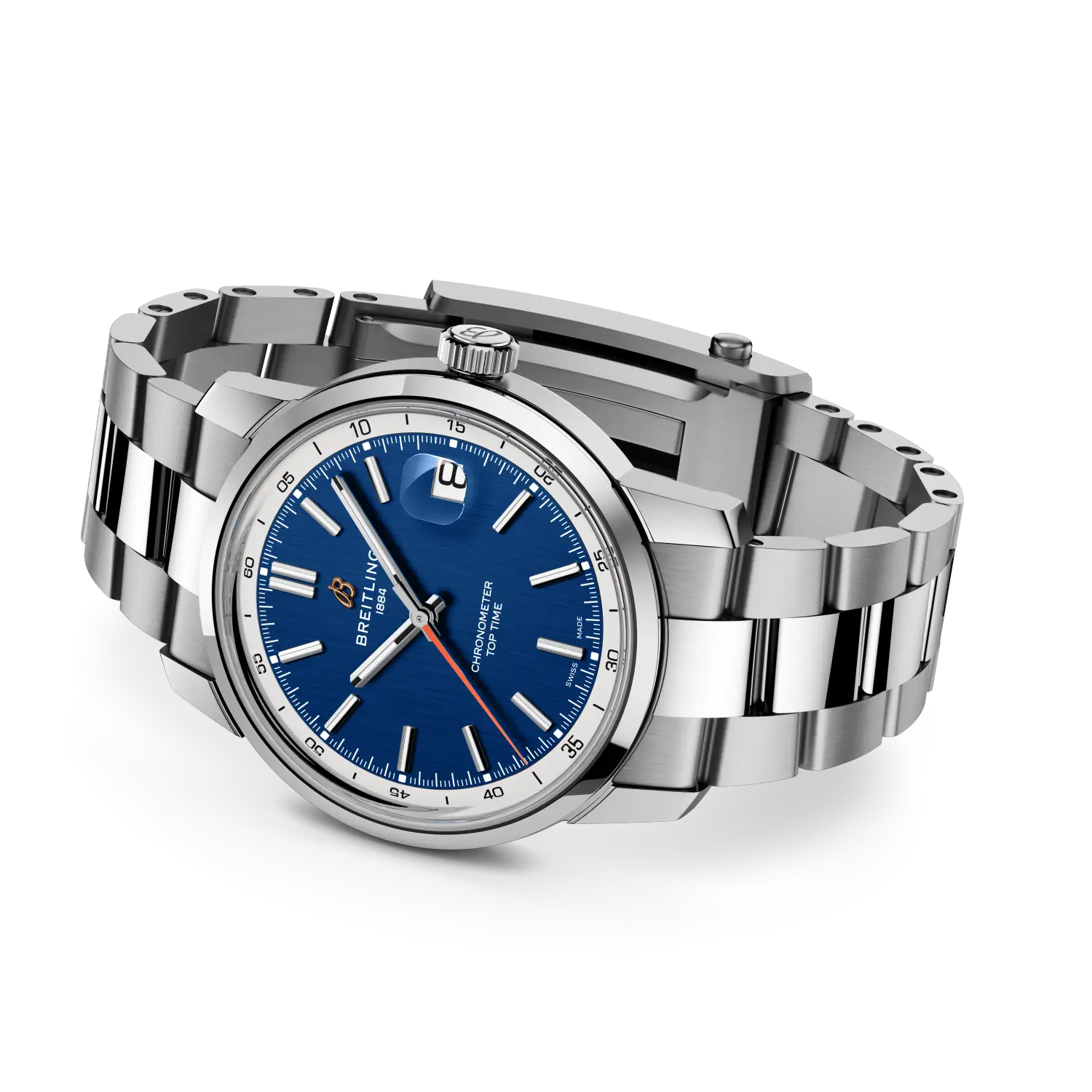 Breitling Top Time B31 reference AB3113A71C2A1 with Blue dial, Stainless steel case, bracelet, bracelet or strap configuration view