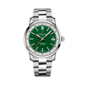 Breitling Top Time B31 reference AB3113A71L1A1 with Green dial, Stainless steel case, bracelet, front view