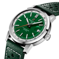 Breitling Top Time B31 reference AB3113A71L1X1 with Green dial, Stainless steel case, calfskin strap, three-quarter view