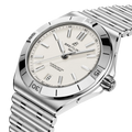 Breitling Chronomat B31 Automatic 40 reference AB3114101A1A1 with White dial, Stainless steel case, bracelet, three-quarter view