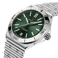 Breitling Chronomat B31 Automatic 40 reference AB3114101L1A1 with Green dial, Stainless steel case, bracelet, three-quarter view