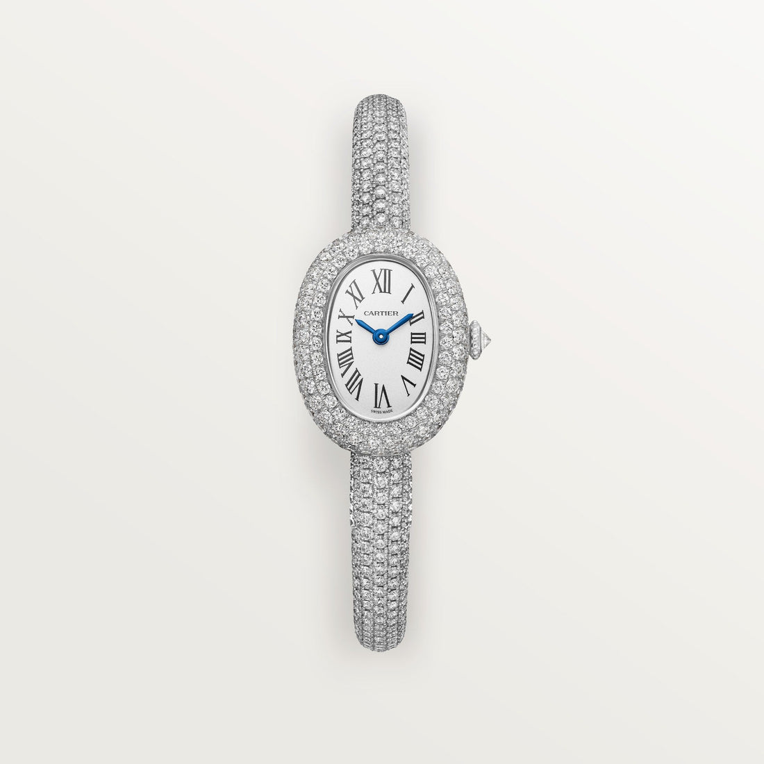 Cartier Baignoire High Jewellery White Gold Diamond Silver Dial HPI01773 UNWORN 2026