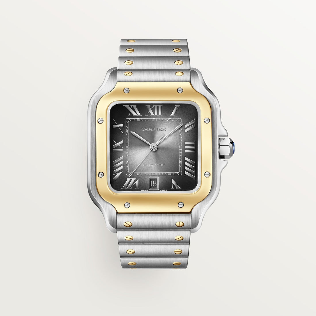 Cartier Santos de Cartier Large Two-Tone Grey Dial W2SA0030 UNWORN 2026