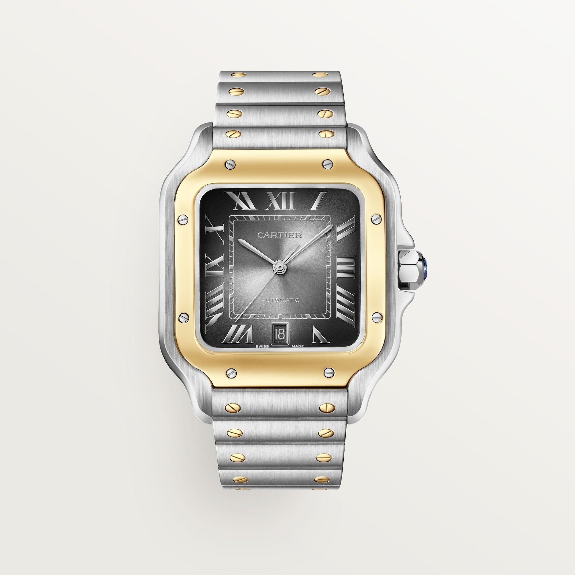 Cartier Santos de Cartier Large Two-Tone Grey Dial W2SA0030 UNWORN 2026