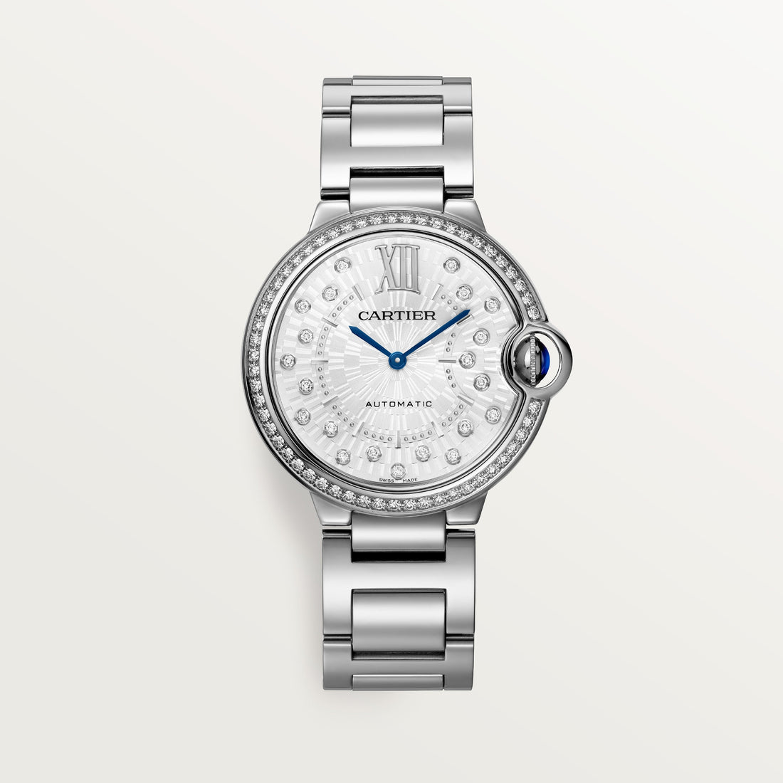 Cartier Ballon Bleu de Cartier 36 Diamond Bezel Grey Diamond Dial W4BB0036 UNWORN 2026