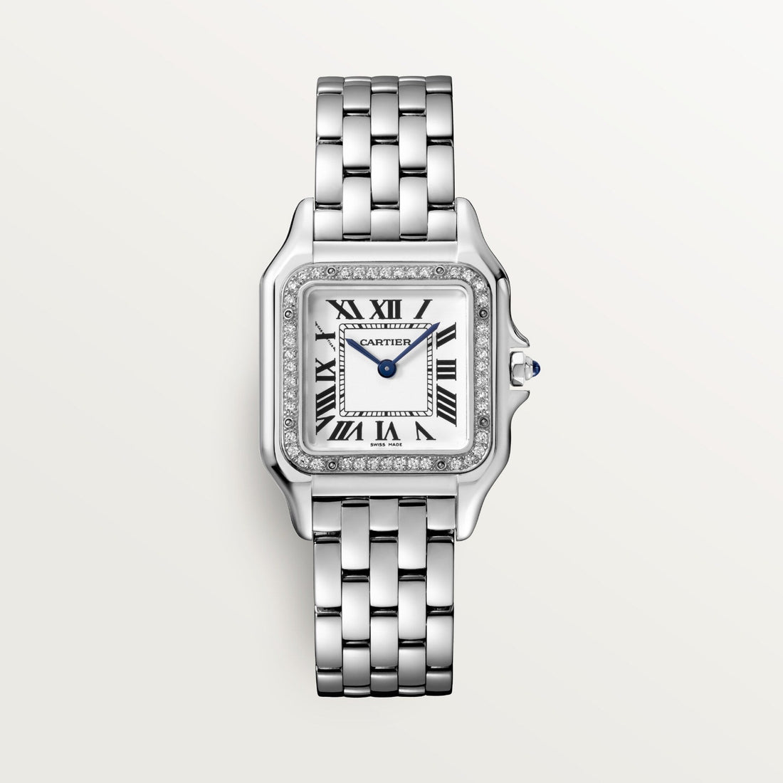 Cartier Panthère de Cartier Medium Diamond Bezel Silver Dial W4PN0018 UNWORN 2026