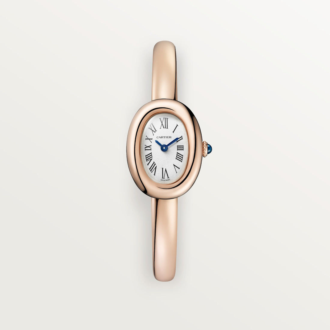 Cartier Baignoire mini rose-gold bangle watch, reference WGBA0020