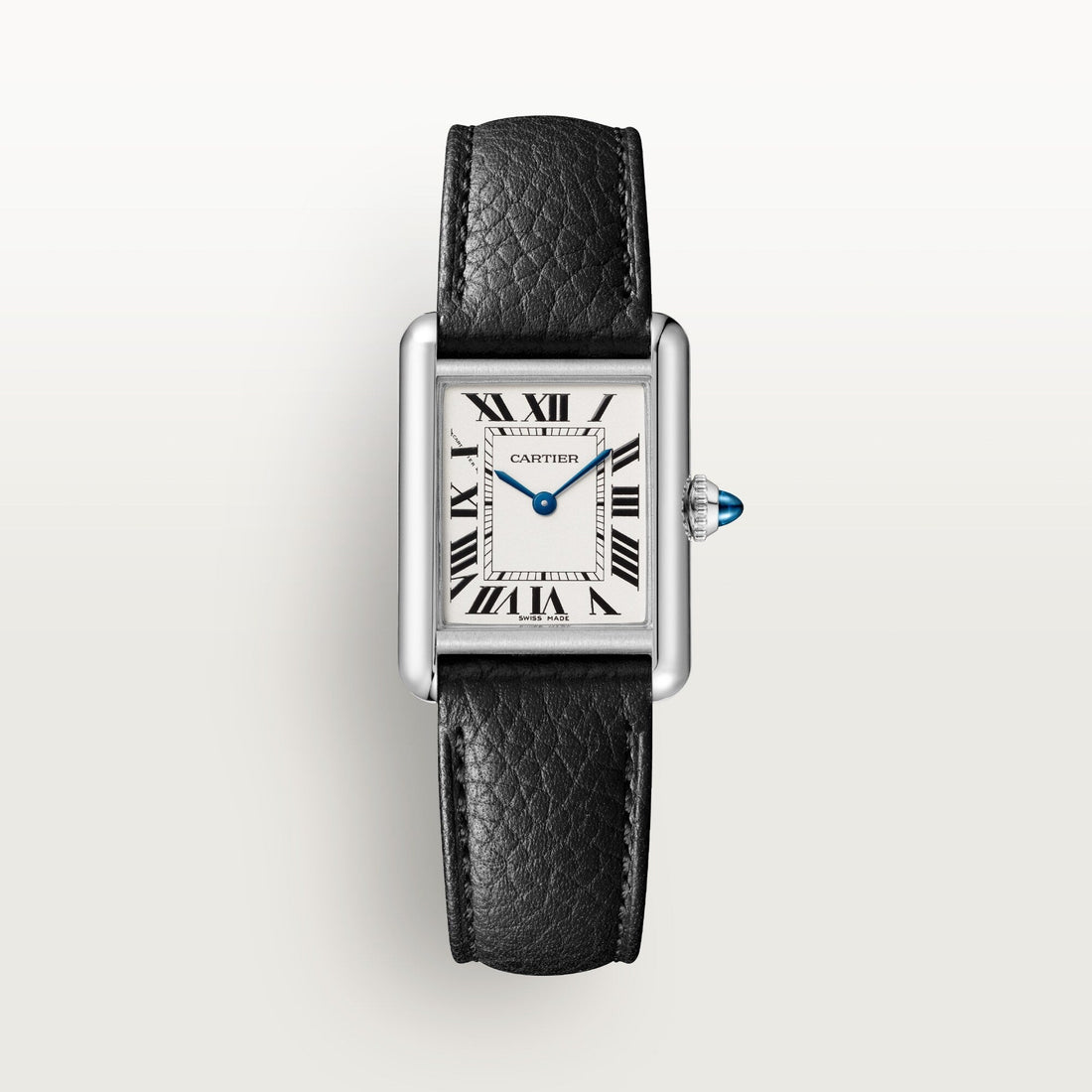 Cartier Tank Must Small Steel Silver Dial Black Leather WSTA0135 UNWORN 2026