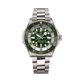 Breitling Superocean Automatic 46 Super Diver reference E10379D31L1E1 with Green dial, Titanium case, bracelet, front view