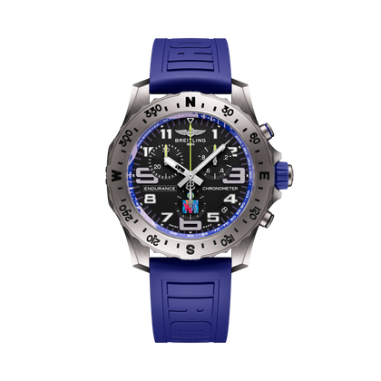 Breitling Endurance Pro 44 IRONMAN® World Championship 2024 reference E823104A1M1S1 with Anthracite dial, Titanium case, rubber strap, front view