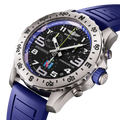 Breitling Endurance Pro 44 IRONMAN® World Championship 2024 reference E823104A1M1S1 with Anthracite dial, Titanium case, rubber strap, three-quarter view