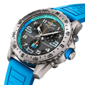 Breitling Endurance Pro IRONMAN® World Championship 2025 reference E823105A1M1S1 with Anthracite dial, Titanium case, rubber strap, three-quarter view