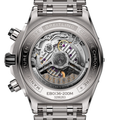 Caseback view of Breitling Super Chronomat B01 44 reference EB0136251M1E1