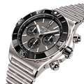 Breitling Super Chronomat B01 44 reference EB0136251M1E1 with Anthracite dial, Titanium case, bracelet, three-quarter view