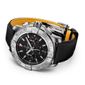 Breitling Super Avenger B01 Chronograph 46 reference EB0148101B1X1 with Black dial, Titanium case, calfskin strap, bracelet or strap configuration view