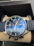 IWC Pilot’s Watch Chronograph Le Petit Prince IW378011 with blue rubber strap