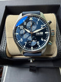 IWC Pilot’s Watch Chronograph Le Petit Prince IW378011 displayed in presentation box