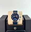 IWC IW388120 Pilot’s Watch Chronograph 41 displayed with presentation set
