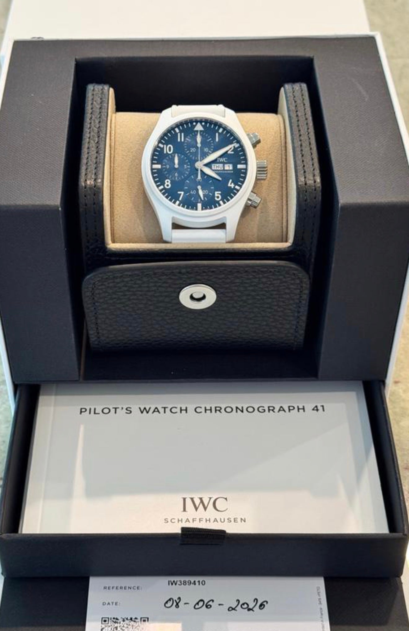 IWC Pilot’s Watch Chronograph 41 Le Petit Prince IW389410 complete set presentation