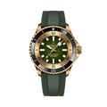 Breitling Superocean Automatic 42 reference N17375201L1S1 with Green dial, Bronze case, rubber strap, front view