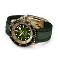 Breitling Superocean Automatic 42 reference N17375201L1S1 with Green dial, Bronze case, rubber strap, bracelet or strap configuration view