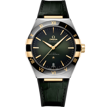 Omega Constellation 41mm Green Dial Steel and Yellow Gold Leather Strap 131.23.41.21.10.001 UNWORN 2026