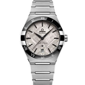Omega Constellation 41mm Rhodium-Grey Meteorite Dial Steel Bracelet 131.30.41.21.99.001 UNWORN 2026