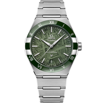 Omega Constellation 41mm Green Meteorite Dial Steel Bracelet 131.30.41.21.99.002 UNWORN 2026