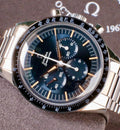 Omega Speedmaster First Omega in Space 310.30.40.50.06.001 chronograph dial close-up