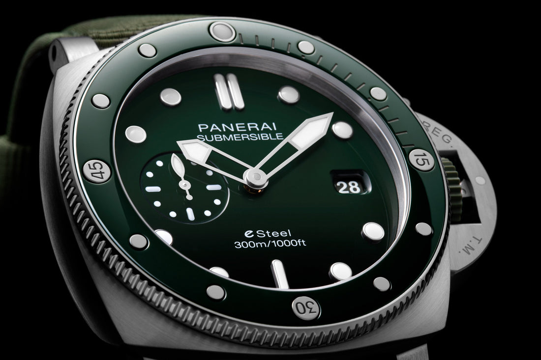Panerai Submersible Quaranta Quattro Green Dial PAM01287