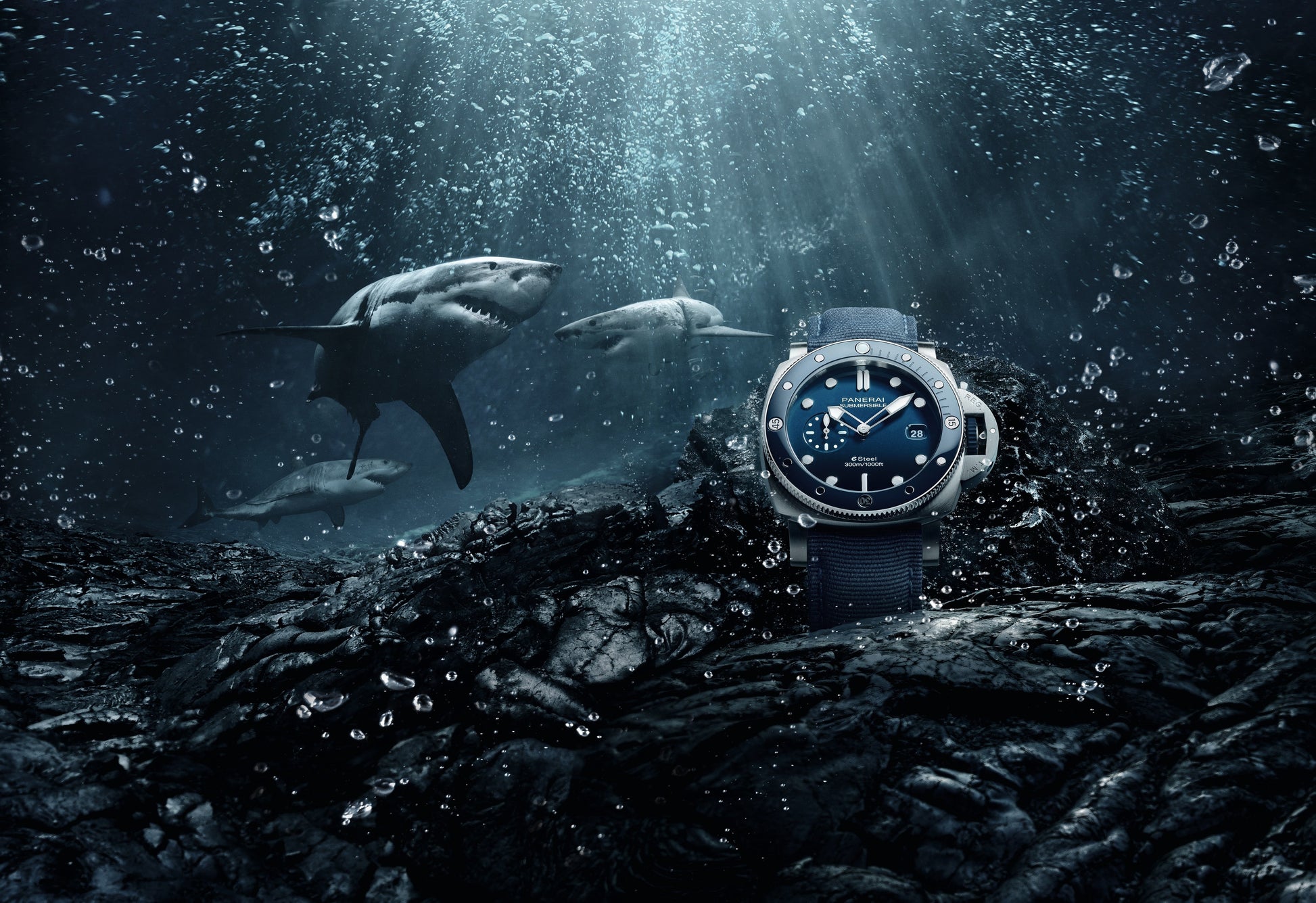 Panerai Submersible Quaranta Quattro Blue Dial PAM01289