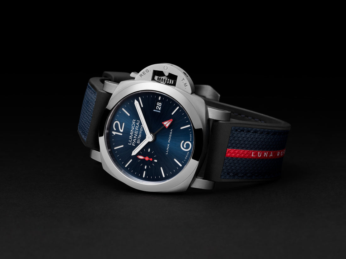 Panerai Luminor Luna Rossa GMT BiTempo Blue Dial PAM01404