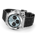 Breitling Chronomat B01 Chronograph 42 reference PB0158101C1S1 with Ice blue dial, Stainless steel & platinum case, rubber strap, bracelet or strap configuration view
