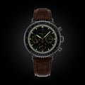 Breitling Navitimer B19 Chronograph 43 Perpetual Calendar reference PB1921251B1P1 with Anthracite dial, Stainless steel & platinum case, alligator strap, illuminated dial view