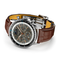 Breitling Navitimer B19 Chronograph 43 Perpetual Calendar reference PB1921251B1P1 with Anthracite dial, Stainless steel & platinum case, alligator strap, bracelet or strap configuration view