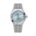 Breitling Chronomat B31 Automatic 40 reference PB3114101C1A1 with Ice blue dial, Stainless steel & platinum case, bracelet, front view
