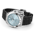 Breitling Chronomat B31 Automatic 40 reference PB3114101C1S1 with Ice blue dial, Stainless steel & platinum case, rubber strap, bracelet or strap configuration view