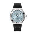 Breitling Chronomat B31 Automatic 40 reference PB3114101C1S1 with Ice blue dial, Stainless steel & platinum case, rubber strap, front view