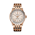 Breitling Navitimer Automatic 41 reference R17329F41G1R1 with Cream dial, Small scale traceable 18K red gold case, bracelet, front view