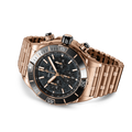 Breitling Super Chronomat B01 44 reference RB01365A1B1R1 with Black mother-of-pearl dial, 18k red gold case, bracelet, bracelet or strap configuration view