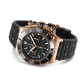 Breitling Super Chronomat B01 44 reference RB01365A1B1S1 with Black mother-of-pearl dial, 18k red gold case, rubber strap, bracelet or strap configuration view